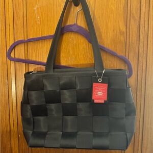 Harveys Black Seatbelt Tote Bag